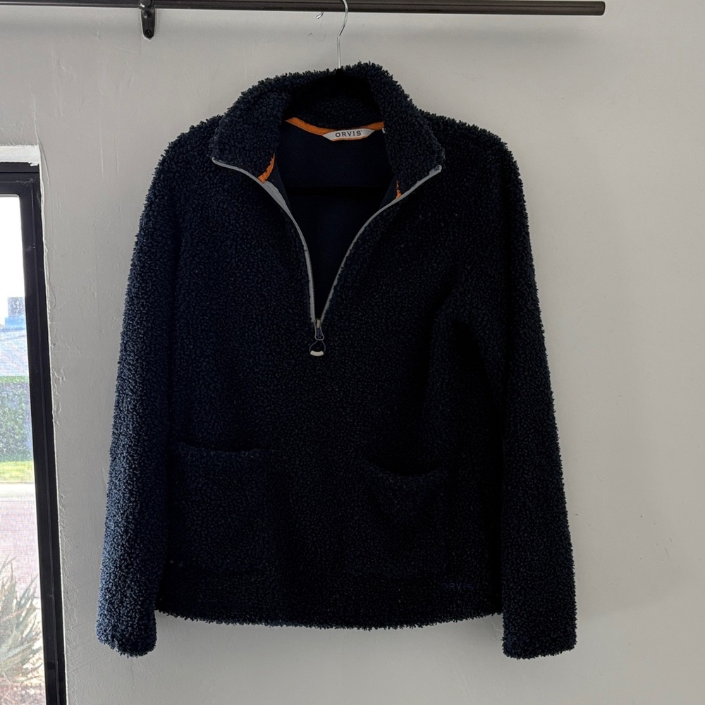 Orvis Navy Fleece Jacket
